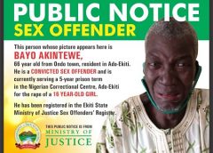  Ekiti govt name-shames 66 year-old rapist