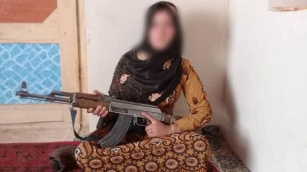 The girl who picked up an AK-47 to defend her family