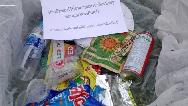 Thai National Park Mails Trash Back to Tourists