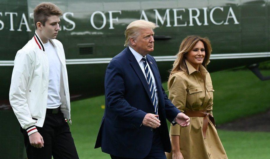 Covid: Trump's Son Barron Had Coronavirus, says First Lady