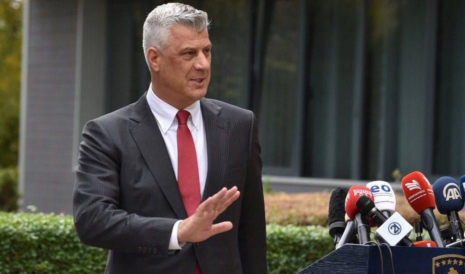 Kosovo Leader Thaci Resigns Over War Crimes Charges