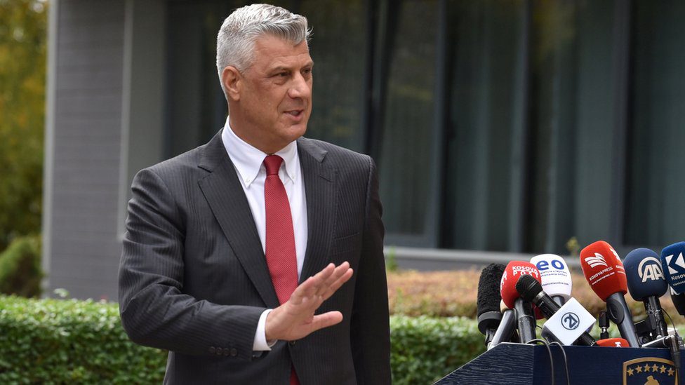 Kosovo Leader Thaci Resigns Over War Crimes Charges