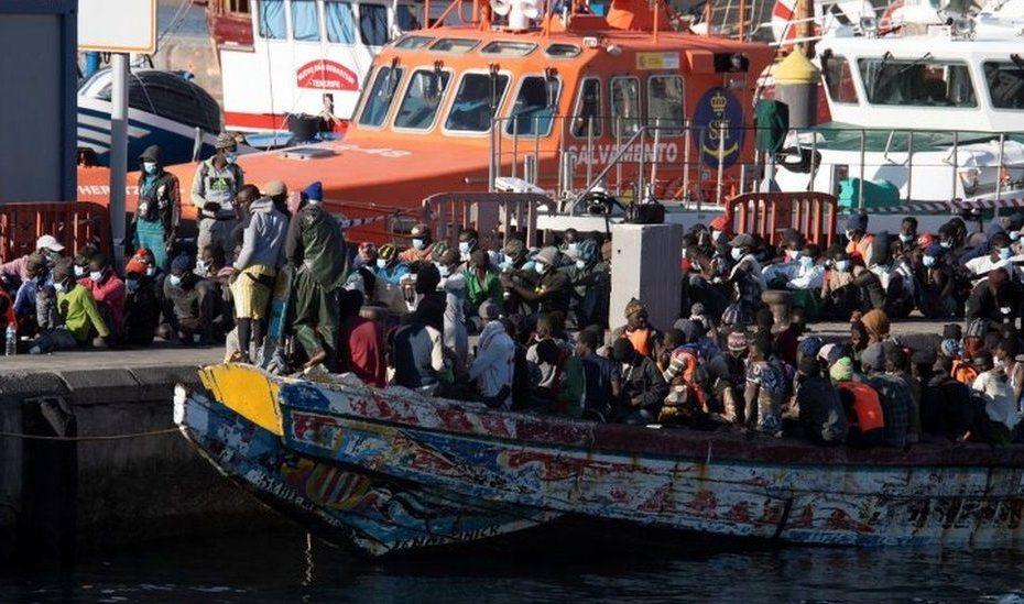 Canary Islands Sees 1,600 Migrants Arrive Over Weekend