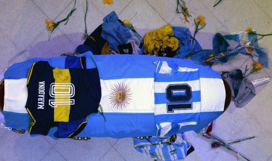Maradona: Anger Over Funeral Home Photos With Legend's Open Coffin