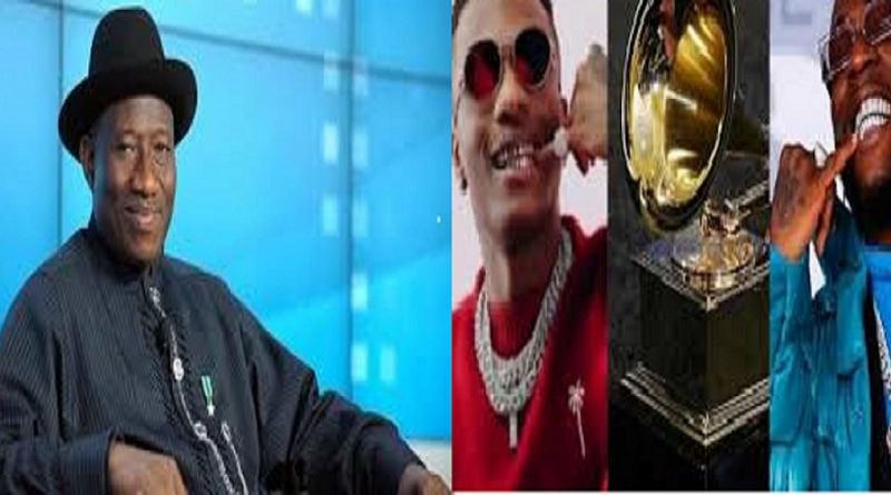 Grammy Awards - Nigeria Former President Goodluck Jonathan Congratulates Burna Boy and Wizkid
