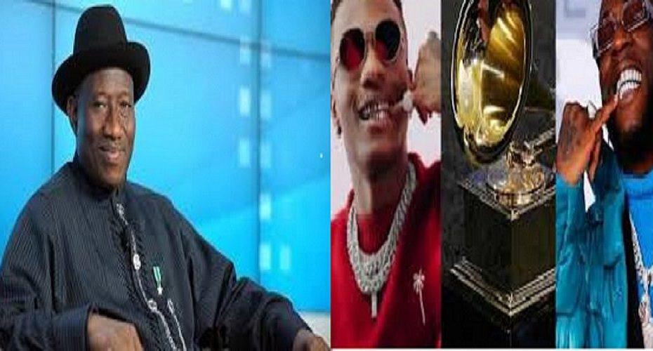 Grammy Awards - Nigeria Former President Goodluck Jonathan Congratulates Burna Boy and Wizkid