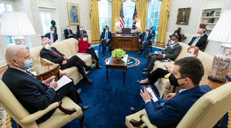 President Biden, Members of Congress discuss American Jobs Plan