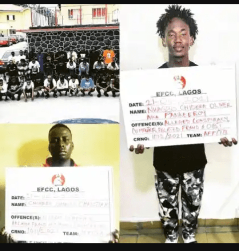 Fraud: EFCC arrests Instagram Comedian Pankeeroy, 34 others over alleged Internet Fraud in Lagos