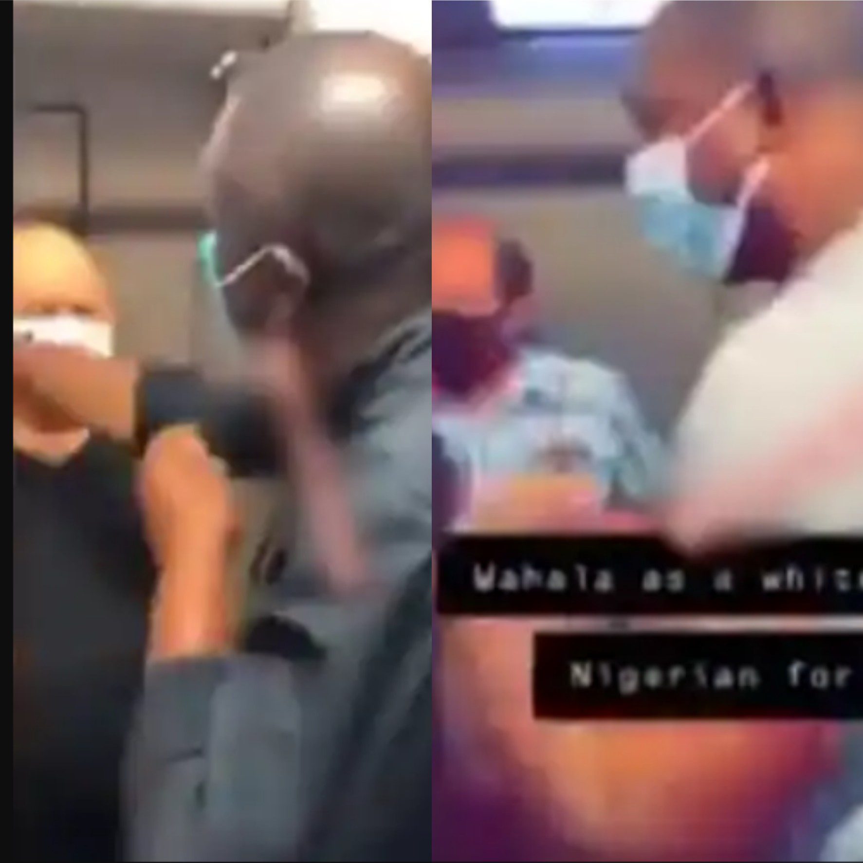 Turkish man thrown out of an airplane for allegedly slapping a Nigerian