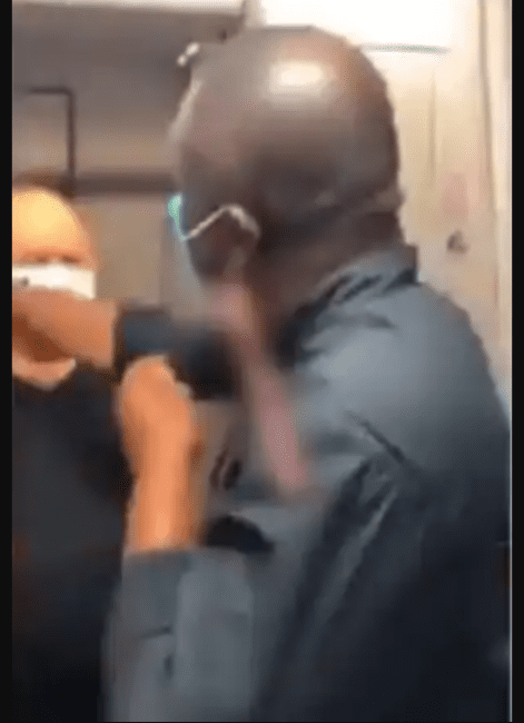 Turkish man thrown out of an airplane for allegedly slapping a Nigerian