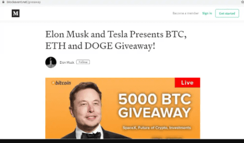 Crypto scammers use fake Elon Musk giveaways to swindle public (details here)