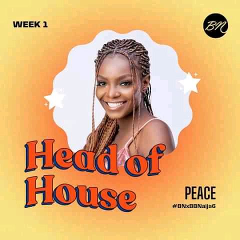 BBNaija 2021: Peace emerged first Head of House