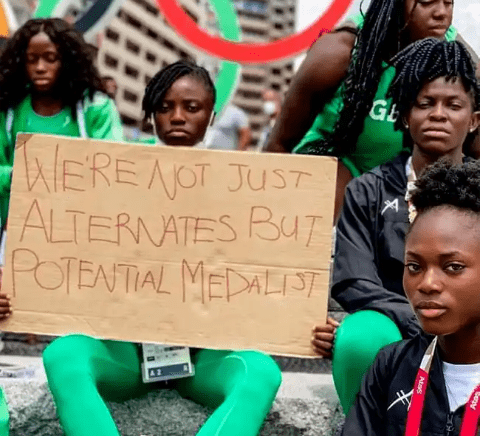 Olympics: Nigerian athletes protest after being disqualified in Tokyo