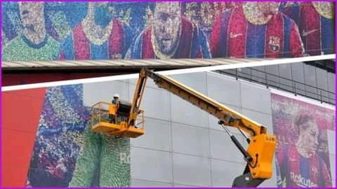 Lionel Messi images removed from Barcelona’s stadium