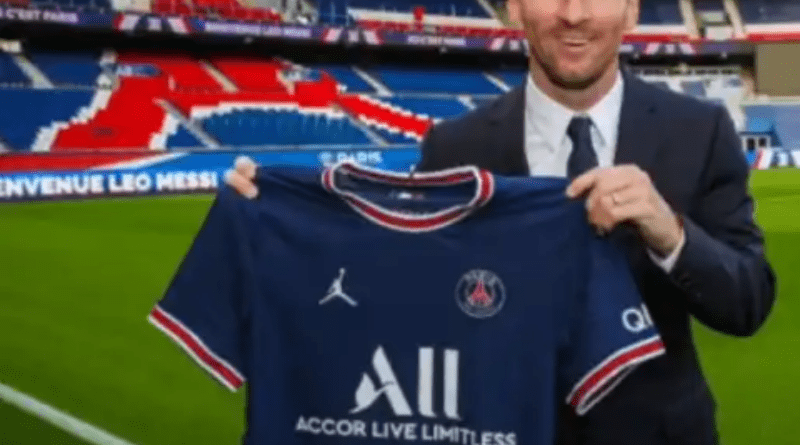 Messi completes his sensational move to PSG on a two-year deal worth £1Million a week
