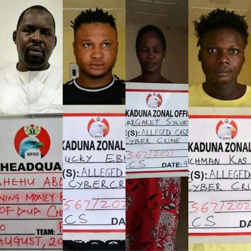 EFCC: Son, mother and others arrested over alleged internet fraud