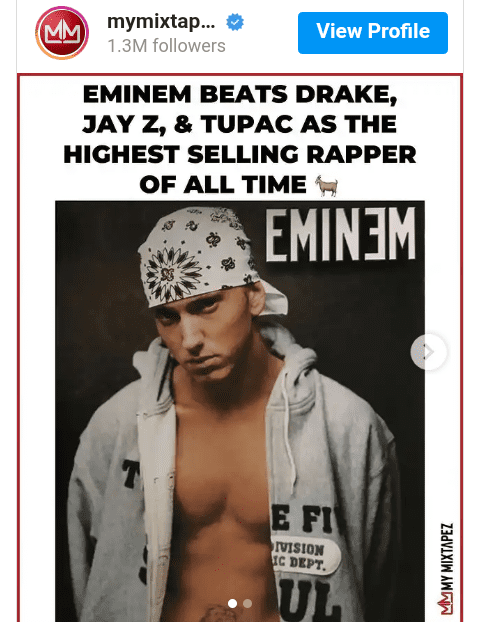 Eminem emerges highest-selling rapper of all time, beats Drake, Kanye