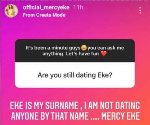 BBNaija star, Mercy Eke reveals plans to have a baby soon