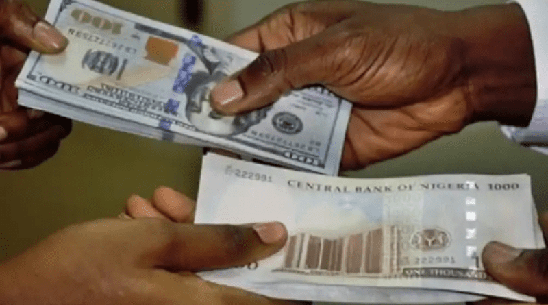Naira crashes to 543 per dollar