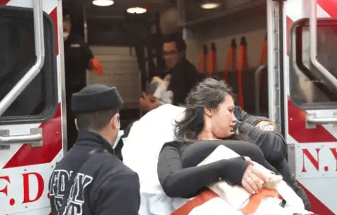 Photos: Woman gives birth in Manhattan traffic