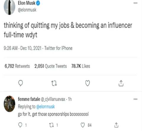 Elon Musk wants to quit Tesla to become social media influencer