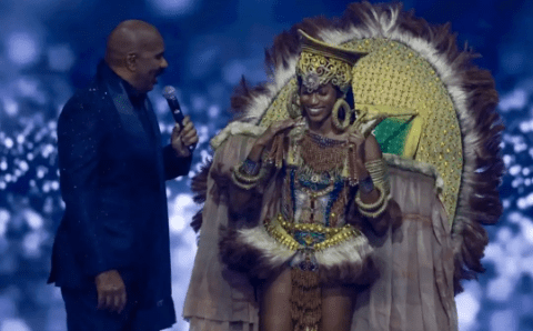 Nigeria’s representative, Maristella Okpala, wins best National Costume at Miss Universe 2021