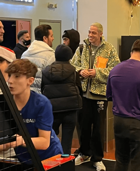 Pete Davidson and Kim Kardashian spotted on a movie date