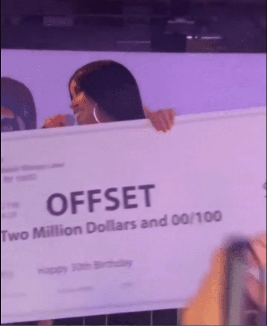 USA: Cardi B gifts husband Offset $2 million as a birthday gift