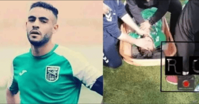 Algerian footballer dies of on-field heart attack