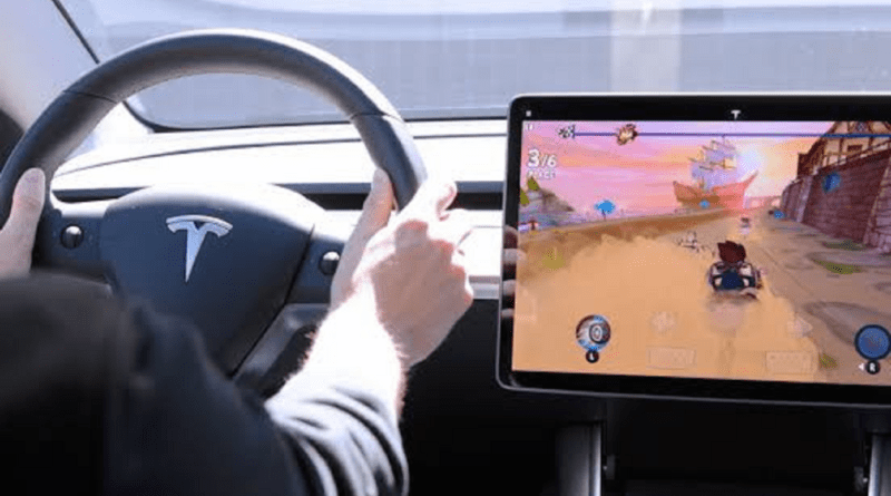 Elon Musk's Tesla under federal investigation for car feature that allows drivers play video games while in motion