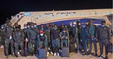 Super Eagles squad arrive in Cameroon for AFCON (video)