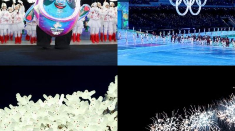 Photos from the opening ceremony of 2022 Beijing Winter Olympics