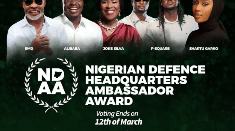 Update: Nigerian Defense Headquarters Ambassador Award 2022