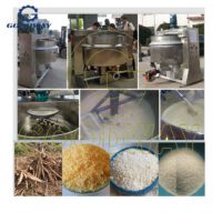 High automatic cassava garri processing machines