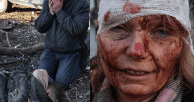 Heartbreaking scenes as deadly missile strikes plunge Ukraine into bloodshed after Putin declared war on Ukraine
