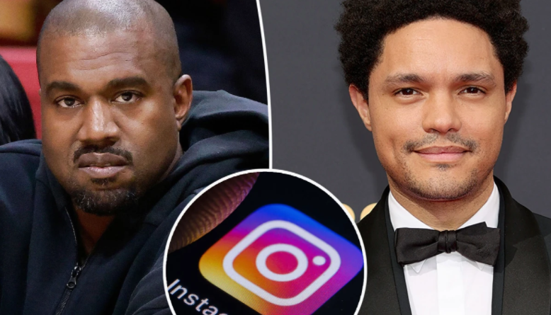 Kanye West suspended from Instagram for 24 hours after attacking Trevor Noah with racial slur