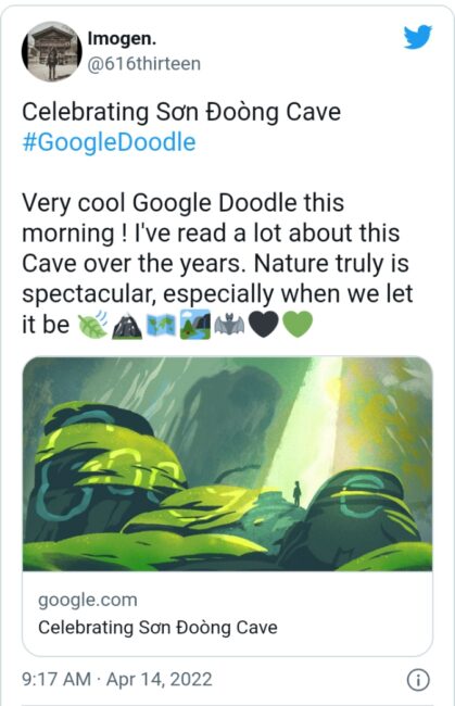 Worlds largest cave Sơn Đoòng Cave honoured by Google on 13TH anniversary