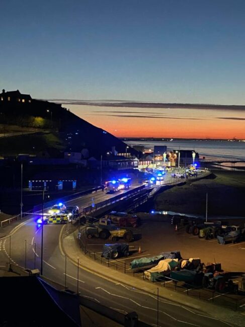 Saltburn Accident: Four injured as car leaves road and crashes into Saltburn beach
