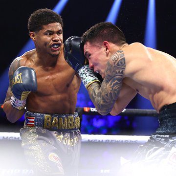 Video: Shakur Stevenson proposes to Young Lyric after defeating Oscar Valdez