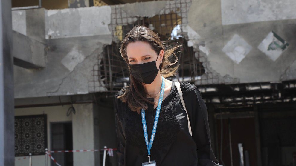 Popular Hollywood actress Angelina Jolie visits Ukraine amidst war between Russia