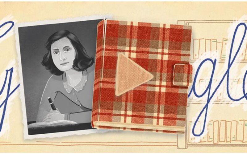 Google Doodle pays tribute to Anne Frank