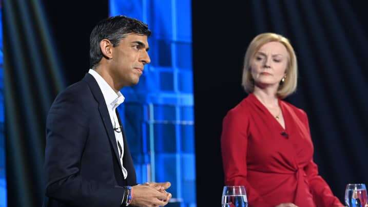 Liz Truss and Rishi Sunak will go head-to-head in the race to become the UK’s next prime minister