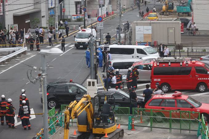 Watch!!: Moments Ex-Japanese Prime Minister Shinzo Abe was shot during campaign - suspect, condition and latest update