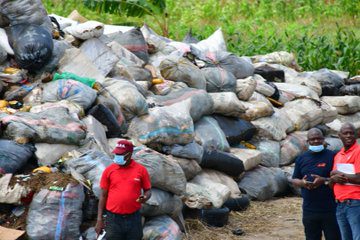 Just-in: NDLEA destroys 560 kg's of cocaines and other illicit drugs in Lagos, Nigeria - photos