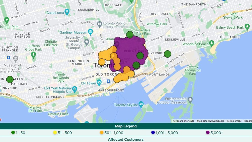 Massive Toronto power outage causes major disruption