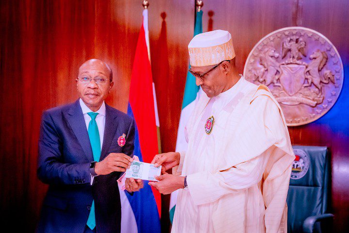 President Muhammadu Buhari has unveiled the redesigned 200, 500, 1,000 naira notes