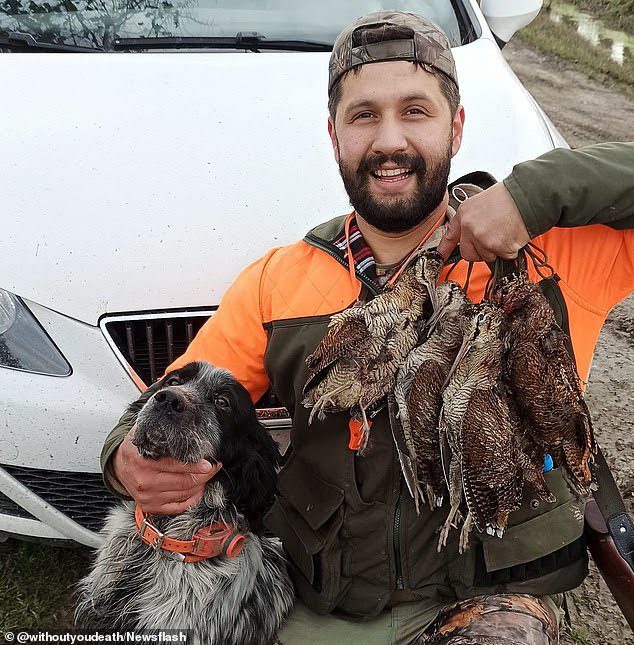 Hunter is 'shot dead by his own DOG after pet stepped on the trigger of still-loaded shotgun'