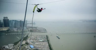 Macau Tower: Tourist, 56, Dies in Horror 764ft Plunge From World's Highest "bungee jump"