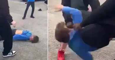 Teen boy slammed into concrete and knocked unconscious by four students