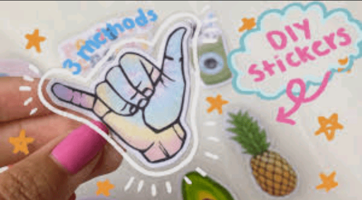 how to make DIY stickers